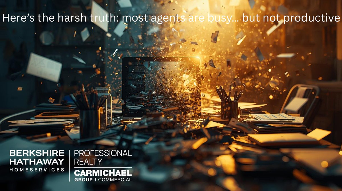 jimc_nky's tweet image. Activity doesn’t matter — outcomes do.
Audit your work. Tighten the slack. Cut the noise.

Save this post as your reminder to work smarter this month.

#ProductivityOverBusyness #RealEstateFocus #cremindset #highperformancehabits #outcomedriven