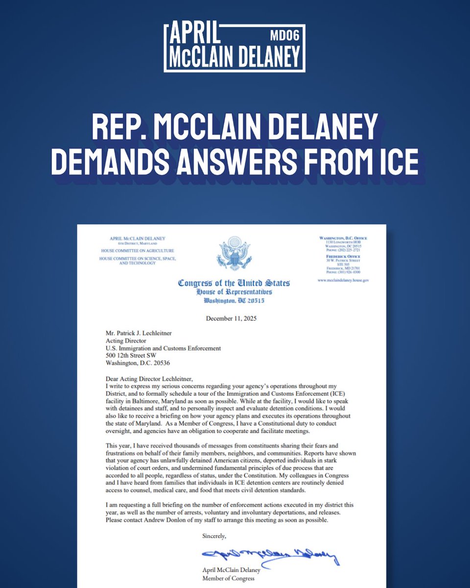 Rep. April McClain Delaney tweet media