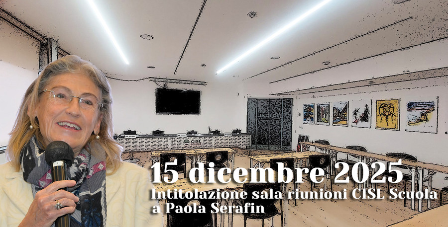 🟩🌹La CISL Scuola intitola a Paola Serafin la sala riunioni della sede nazionale. La cerimonia lunedì 15 dicembre alle ore 15 👉tiny.cc/grdw001