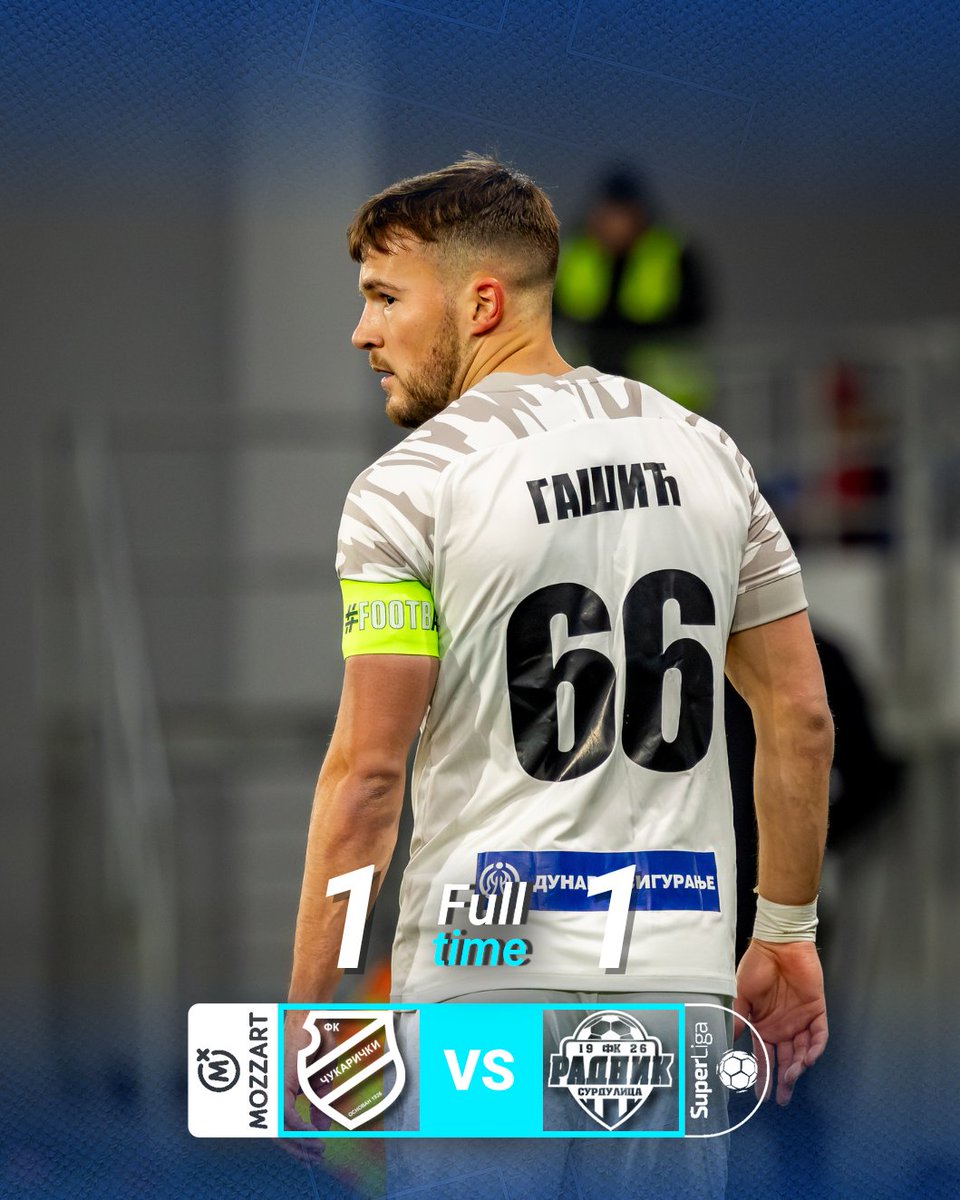 FKRadnik's tweet photo. Podela bodova na Banovom brdu.

#radniksurdulica #radnik #cukaricki #mozzartbetsuperliga https://t.co/PdcoQHLHu7
