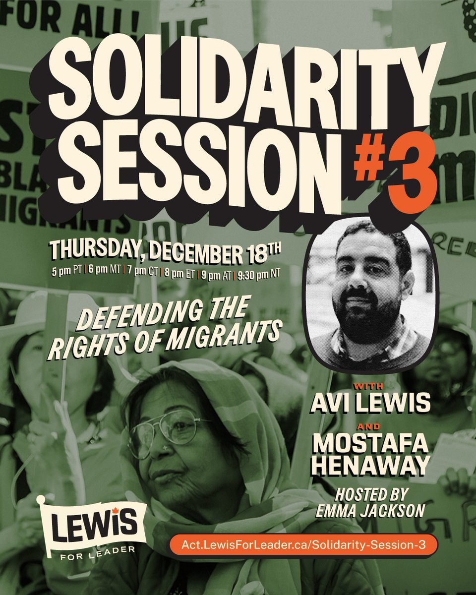 Avi Lewis tweet media