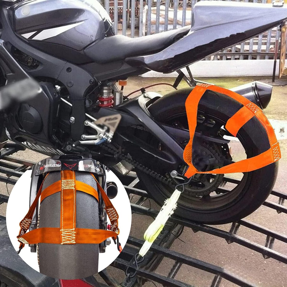 motospo_'s tweet photo. 【バイク タイヤ ホイール 固縛 タイヤ固定 後輪ラッシングベルト #ad】

バイクの運送中に固定の役割を果たしますし、緩みを防止するロック特性があり脱落しにくいです。
ポリエステル素材を採用し、軽くて、耐久性に優れます。
https://t.co/YJy0v93M8j https://t.co/eKoKpimyWt
