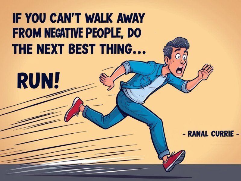 Ranal55's tweet image. If you can't walk away from negative people, do the next best thing... RUN!
 
#quote #quotesmith55 #negativity #negativepeople #SaturdaySunshine