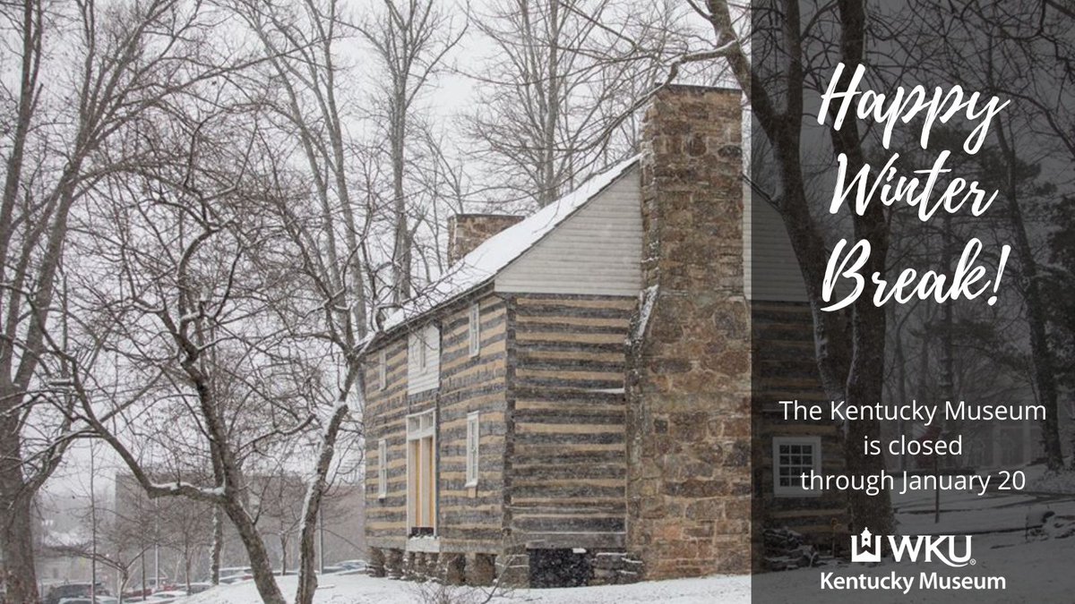 TheKYMuseum's tweet photo. Sending warm holiday greetings and best wishes! The Museum will be closed through January 20th.  @wku @wkualumni @wkupcal @visitbgky https://t.co/nEszVpZ8UM