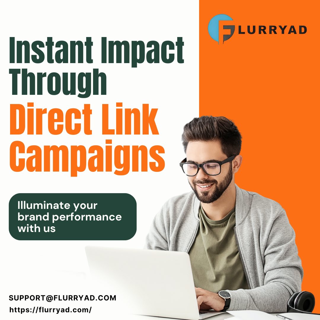 flurryad80049's tweet photo. Drive high-intent traffic and faster actions with powerful direct link campaigns.
Boost visibility, conversions, and brand performance — all in one click. 🚀

#flurryad #directlink #campaign #adtech #performancemarketing #digitalgrowth #highintenttraffic #instantimpact https://t.co/GMa4CqcpH6