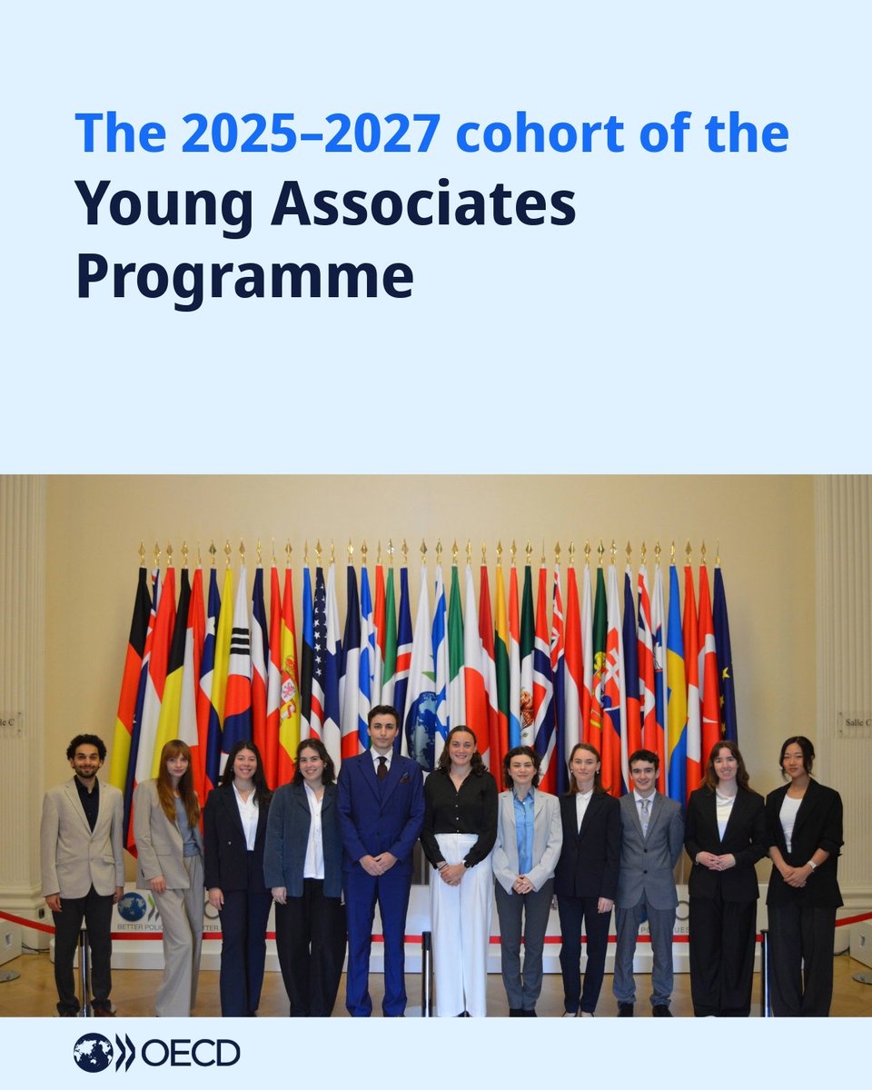 OECD's tweet photo. Final days to apply!
The OECD Young Associates Programme (YAP) is closing applications soon. Don’t miss your chance to be part of a dynamic international policy community.
Apply before December 14: https://t.co/oBX3hL2DIo
#OECDcareers #YoungAssociatesProgramme #YAP https://t.co/eYjS0kbgZS