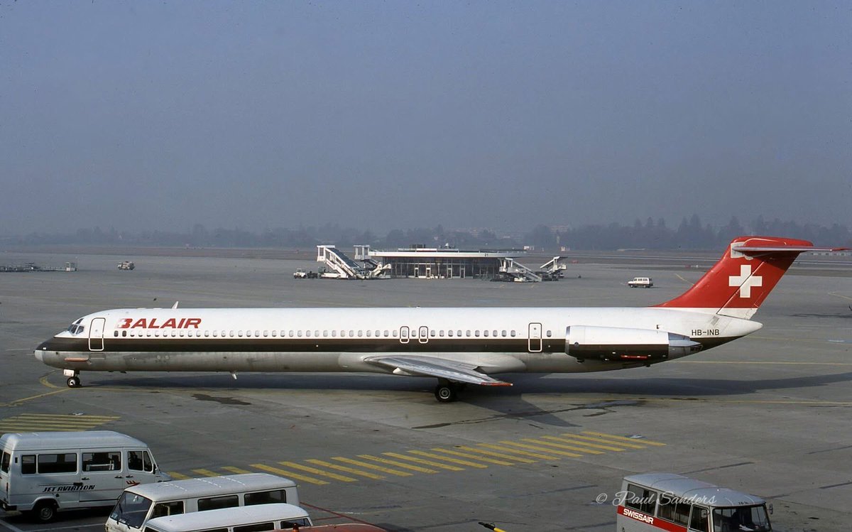 n194at's tweet photo. Balair
McDonnell Douglas MD-82 HB-INB
ZRH/LSZH Zurich Airport
Date: 1997
Photo credit Paul Sanders
#AvGeek #Aviation #AvGeeks #Airline #MD80 #Maddog #Balair #Zurich #ZRH @zrh_airport @MD80com 🇨🇭 https://t.co/mXaxEK4S21