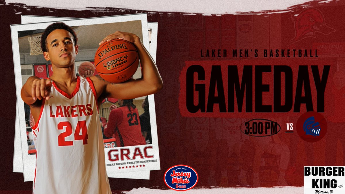 LLCAthletics's tweet photo. This afternoon Laker Field House host some @LLC_Basketball @gracsports basketball vs The Blue Knights of Olney Central. 

Tip-Off set for 3:00pm, Pack the Laker Field House for a chance at some Free Burger King Ice Cream!

#OneFlock #LakerUp https://t.co/XKjcOo0bG1