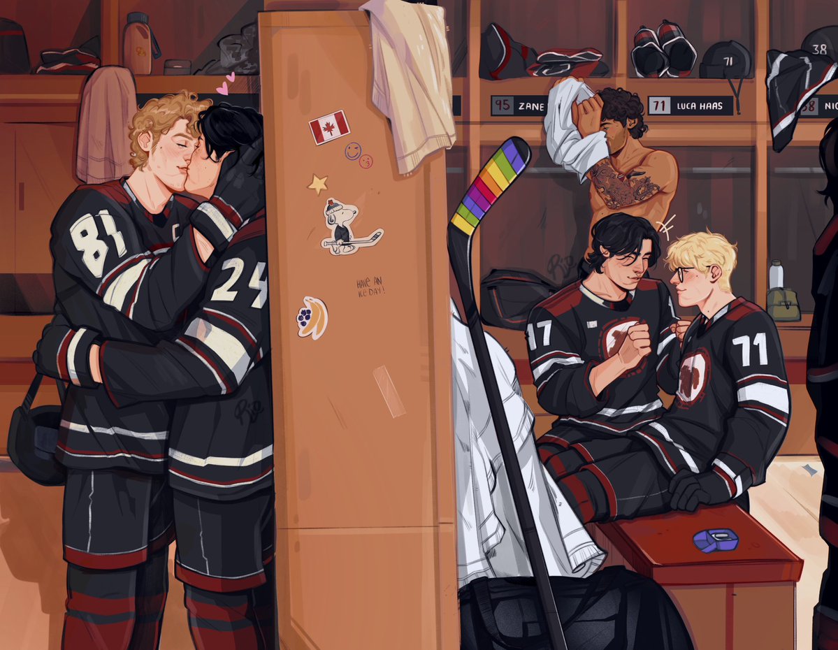 “send them a text. say you quit. stay here with me." #heatedrivalry