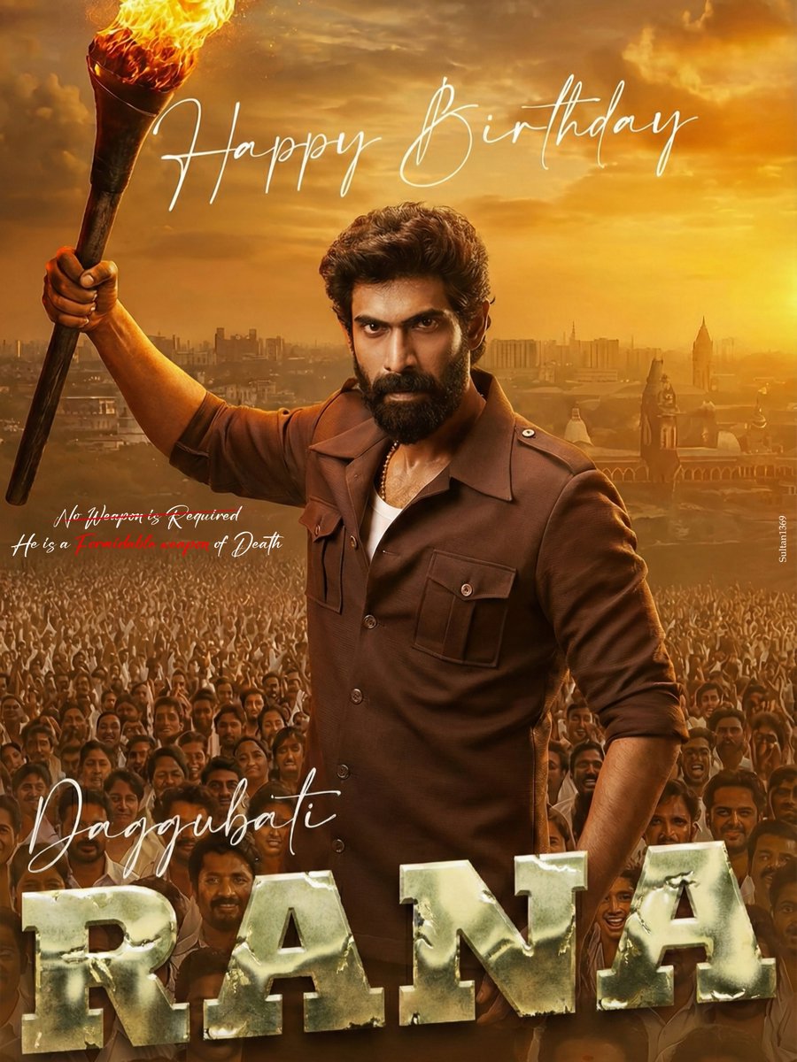 Sultan1369's tweet photo. Happy Birthday to an incredible human being, @RanaDaggubati ✨
Beyond the powerful screen presence, your grounded nature and integrity shine. Wishing you health, peace, and happiness. May the year ahead bring strength 🤍

#HBDRanaDaggubati #RanaDaggubati https://t.co/rykpllVA1M