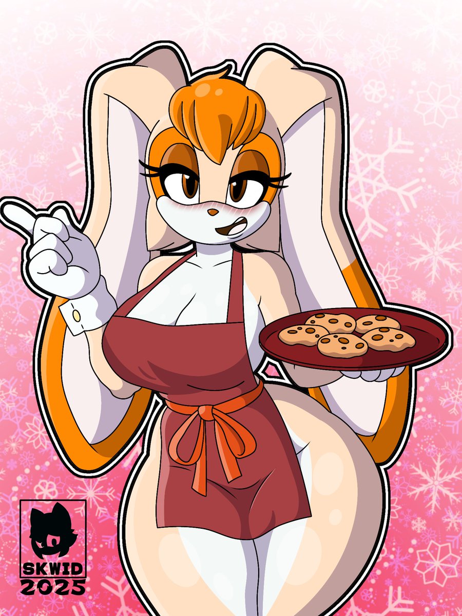 "Christmilf Cookies"

Start getting into that holiday spirit with Vanilla. 🍪

#VanillaTheRabbit #milf #SonicTheHedgehog #bunnygirls #nsfw #rule34 #furry