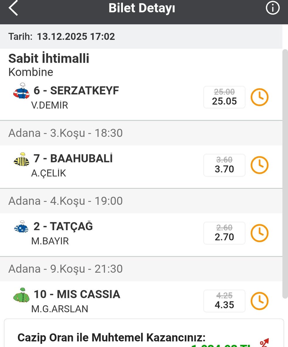 Atış serbest #adana #tjk