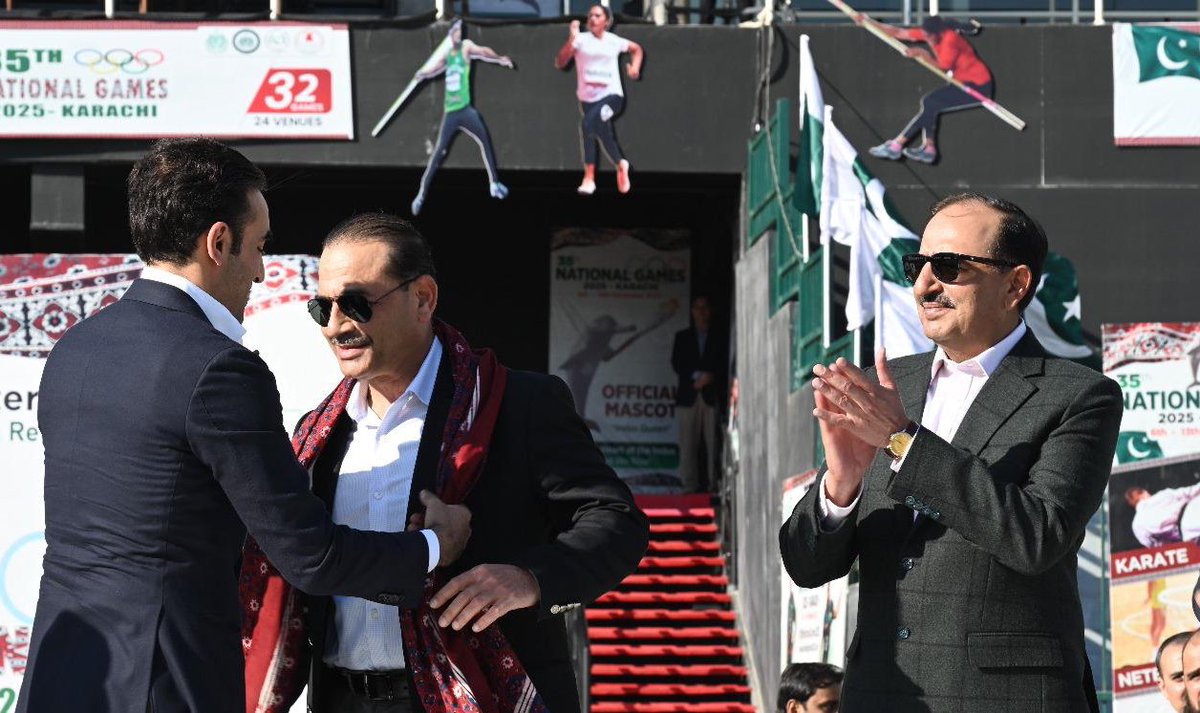 Thankful to Field Marshal Syed Asim Munir, Chief of Army Staff and Chief of Defence Forces, for gracing the closing ceremony of the National Games as Chief Guest. Heartiest congratulations  to all the athletes who showcased the strength, unity and talent of our youth.