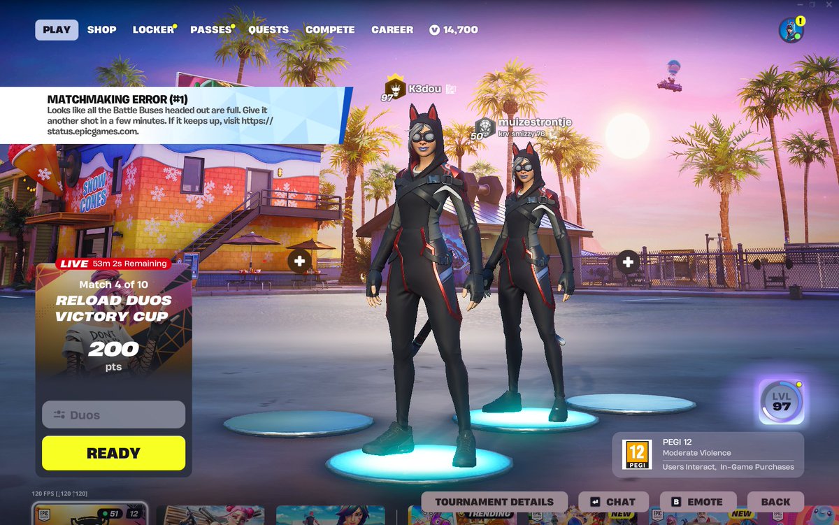 nice cant get a que already waiting 10 min