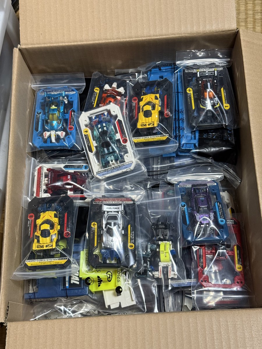 昔憧れたチョロQデッキシステム大量入手！コースもある♡