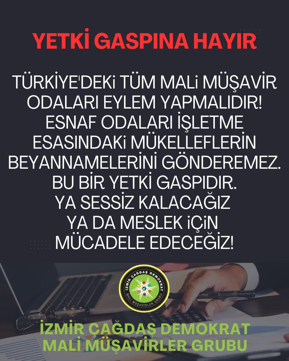 #SMMMYetkiGaspınaHayır