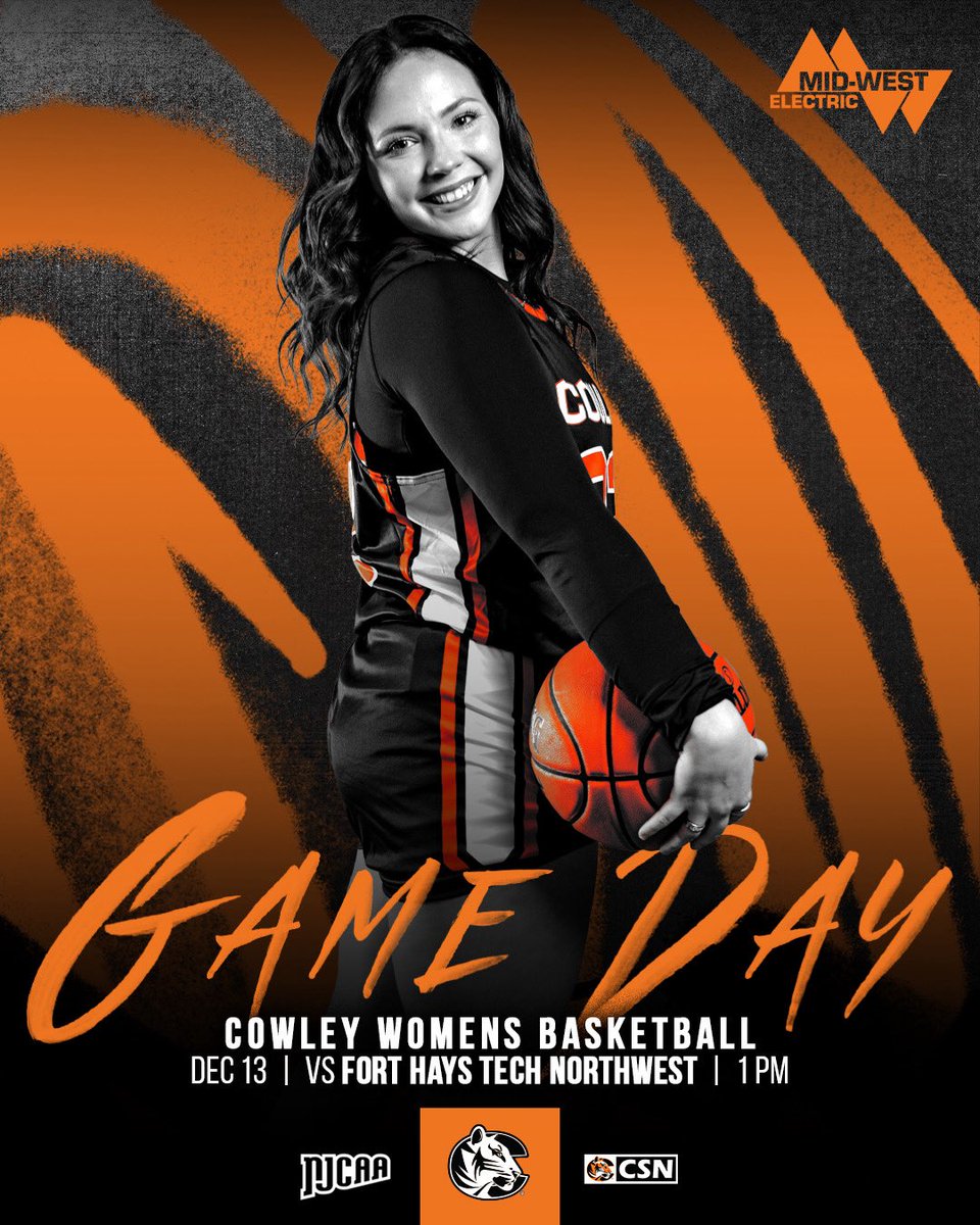 CowleySportsNET's tweet photo. GAMEDAY: Cowley Men’s and Women’s basketball host @FortHaysTechNW 

📍 W.S. Scott Auditorium
⏰ 1 / 3 PM CT
💻 https://t.co/3KS64klUcu
📺 KJCCC Smart TV App
📱 KJCCC Mobile App https://t.co/O8yNtwu4Ki