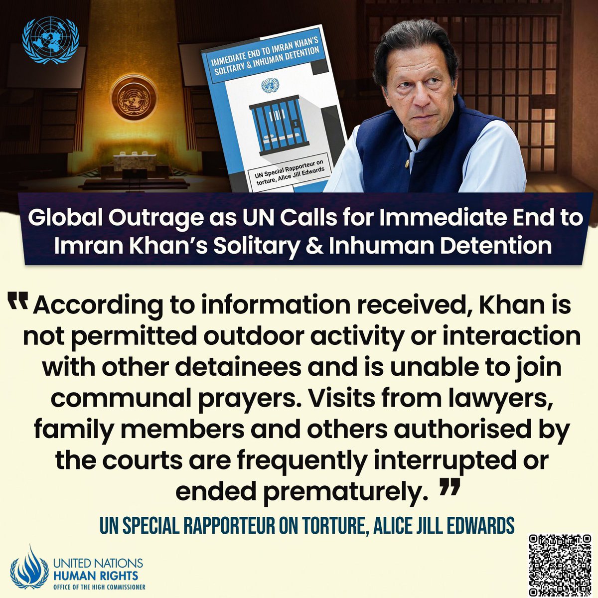 PTIofficial's tweet photo. “𝐈𝐦𝐫𝐚𝐧 𝐊𝐡𝐚𝐧 𝐢𝐬 𝐡𝐞𝐥𝐝 𝐢𝐧 𝐚 𝐬𝐦𝐚𝐥𝐥 𝐜𝐞𝐥𝐥 𝐭𝐡𝐚𝐭 𝐥𝐚𝐜𝐤𝐬 𝐧𝐚𝐭𝐮𝐫𝐚𝐥 𝐥𝐢𝐠𝐡𝐭 𝐚𝐧𝐝 𝐚𝐝𝐞𝐪𝐮𝐚𝐭𝐞 𝐯𝐞𝐧𝐭𝐢𝐥𝐚𝐭𝐢𝐨𝐧. 𝐓𝐞𝐦𝐩𝐞𝐫𝐚𝐭𝐮𝐫𝐞𝐬 𝐫𝐞𝐩𝐨𝐫𝐭𝐞𝐝𝐥𝐲 𝐛𝐞𝐜𝐨𝐦𝐞 𝐞𝐱𝐭𝐫𝐞𝐦𝐞 𝐢𝐧 𝐛𝐨𝐭𝐡 𝐰𝐢𝐧𝐭𝐞𝐫 𝐚𝐧𝐝 𝐬𝐮𝐦𝐦𝐞𝐫…”

𝑳𝒊𝒏𝒌: https://t.co/Zu2Tz1EO3T

#FreeImranKhan