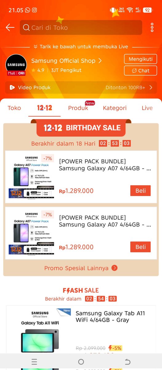 Isty_raharjo's tweet photo. @ShopeeID #GalaxyZFlip7 punya Armor FlexHinge, kuat buat buka-tutup hingga 500 ribu kali lipatan! #GalaxyZlip7xShopee https://t.co/Lrjs2p4jN0