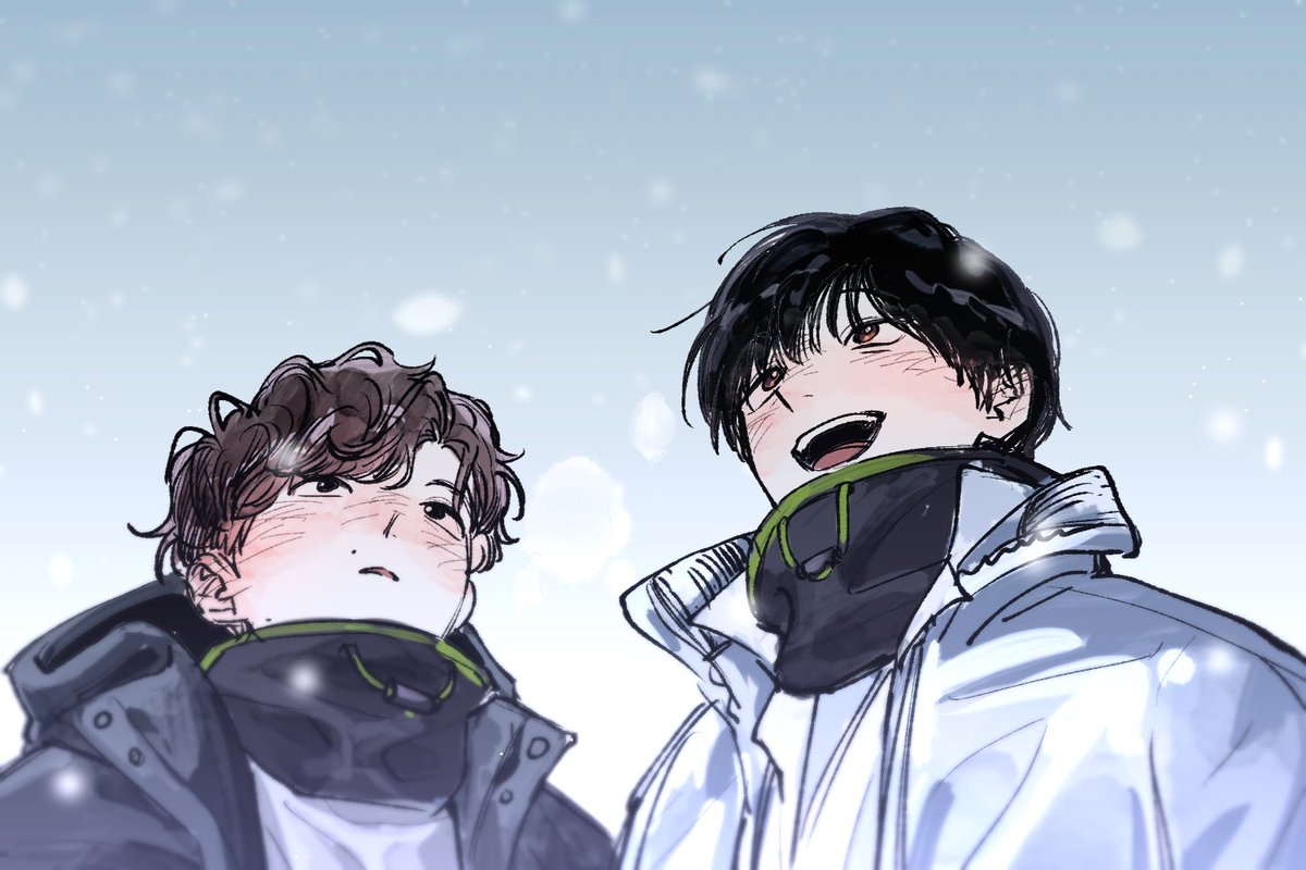 #1시간전력이부시마
일하다 첫눈 보겠지