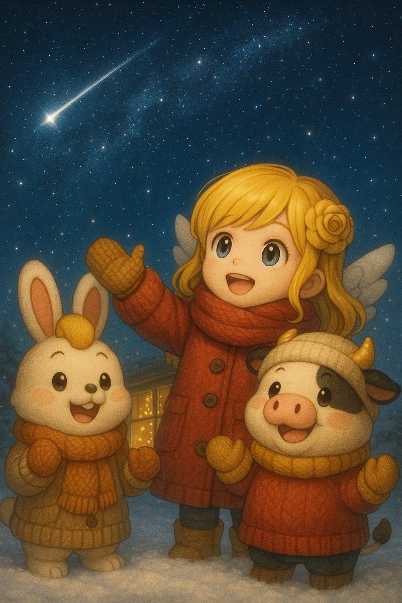 marioki_x's tweet photo. 🪽 天使のイルミネーションと流星群 🎄✨️

#Christmas #Xmas  #Angel #クリスマス #流星群 https://t.co/HQvNzeQMhU