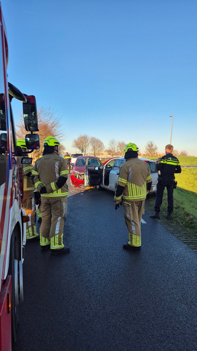 Ongeval op de Lekdijk in Vianen