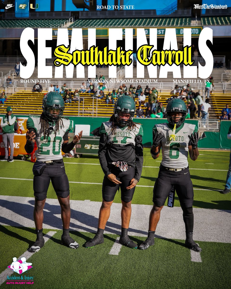 Leave no doubt. 

#DeSotoU // #MeetTheStandard