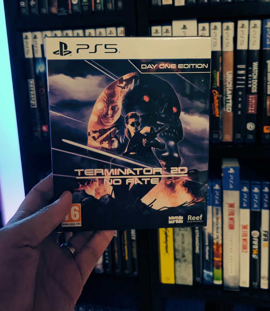 ben_dawber's tweet photo. New pick up, Terminator 2D No Fate for the PS5. It's absolutely unreal, well done @BitmapBureau
#ps5 #sony #PlayStation #bitmapbureau #gaming #collector #videogames #videogamescollector #boxcomplete https://t.co/tjKjIrALlS