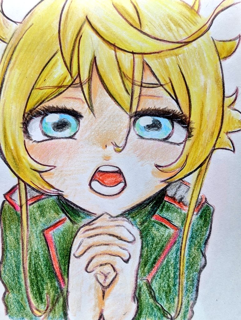 幼女戦記アナログイラスト過去絵続き。別アカウントでアイコンでも使っ