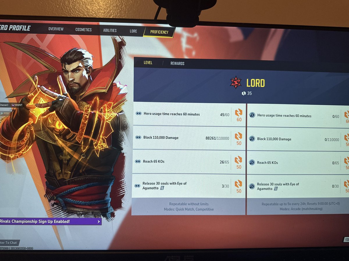 finally got lord strange YAY #MarvelRivals