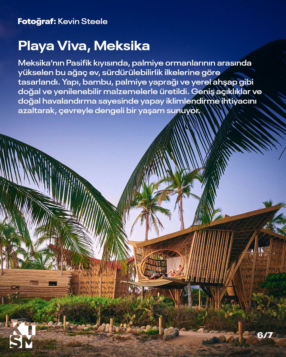 KTSM_org's tweet image. kurduğu bağ sayesinde çağdaş tasarımın doğaya saygılı yönünü öne çıkarıyor.

Doğayla iç içe olan bu sıra dışı mimari örneklerini keşfetmek için kaydır! 👉🏼

#KTSM #KaleTasarımveSanatMerkezi #İyiBakDünyana #Mimari #AğaçEvler #SürdürülebilirTasarım