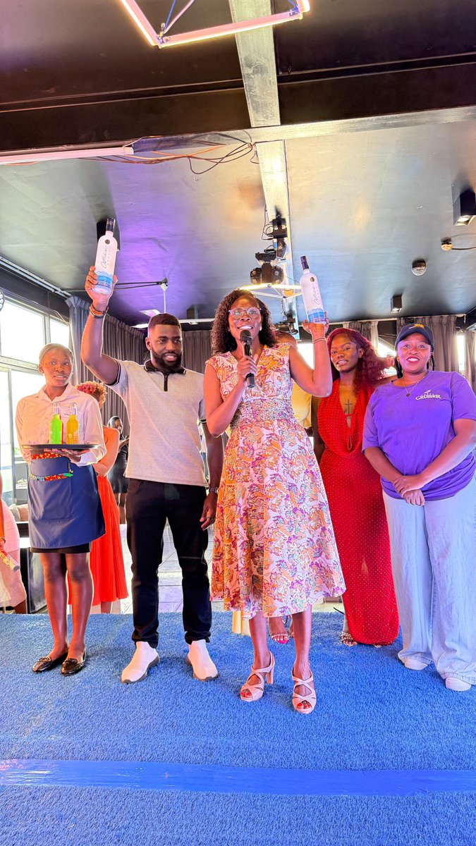 MopresUg's tweet photo. Hon Evelyne Anite led the launch of the new vodka 
 #OffShoreVodkaLaunch https://t.co/tGuNdpQ72o