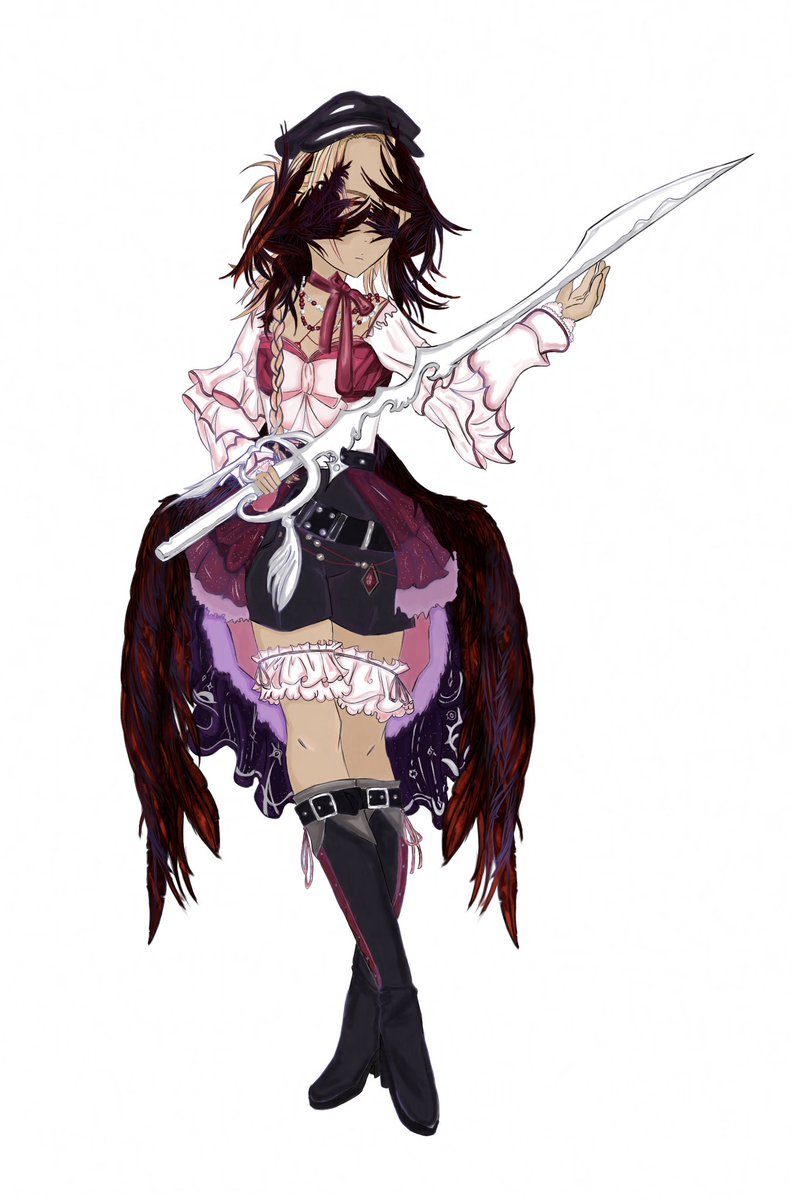 Ok what are we thinking of this concept? 
I changed the colour of the top of the skirt bit to match the colour scheme more.
Which version do you like?