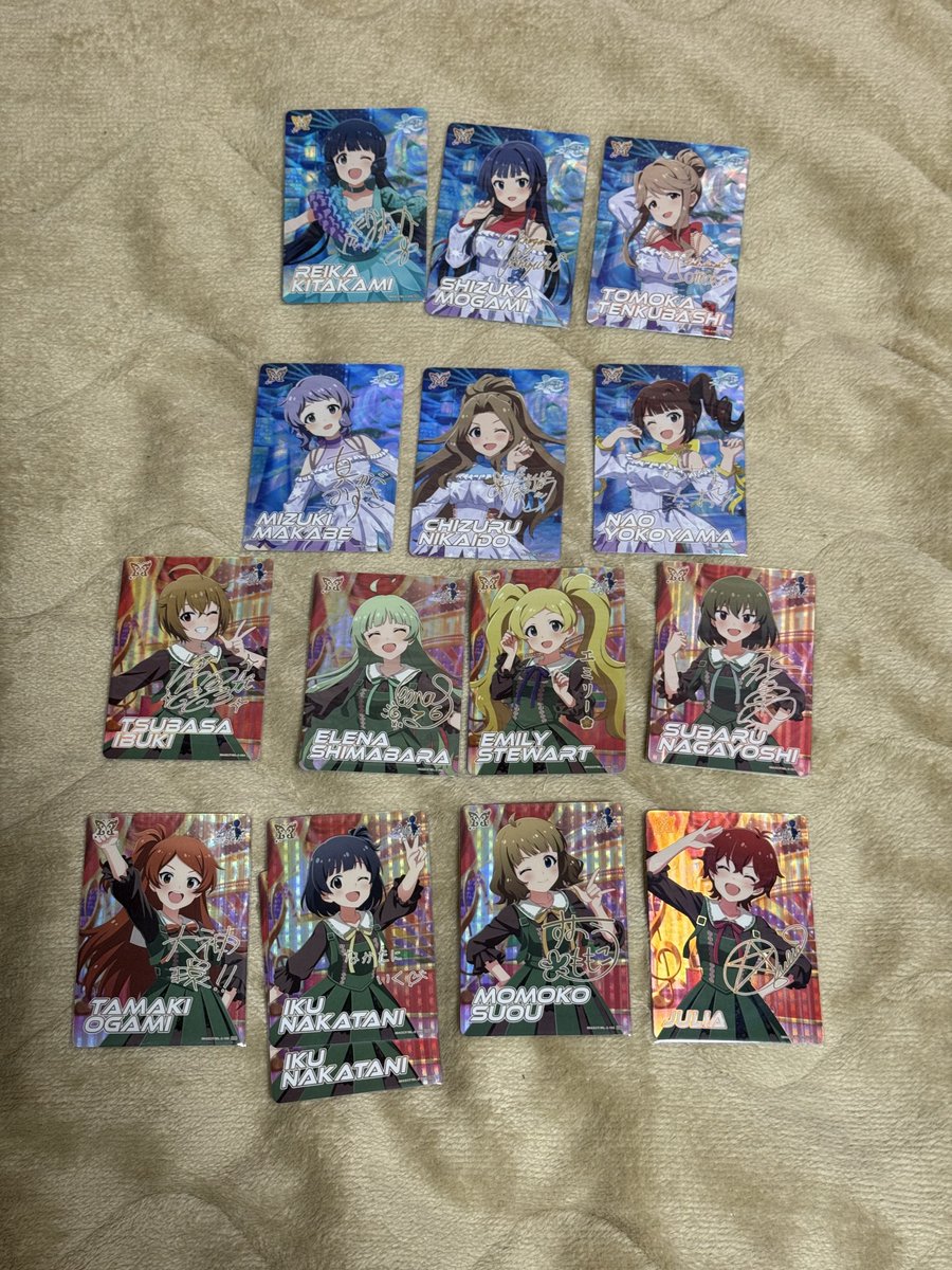 交換】カードフォリオ ミリオンライブ vol.2 譲：MLR…麗花 静香 朋花