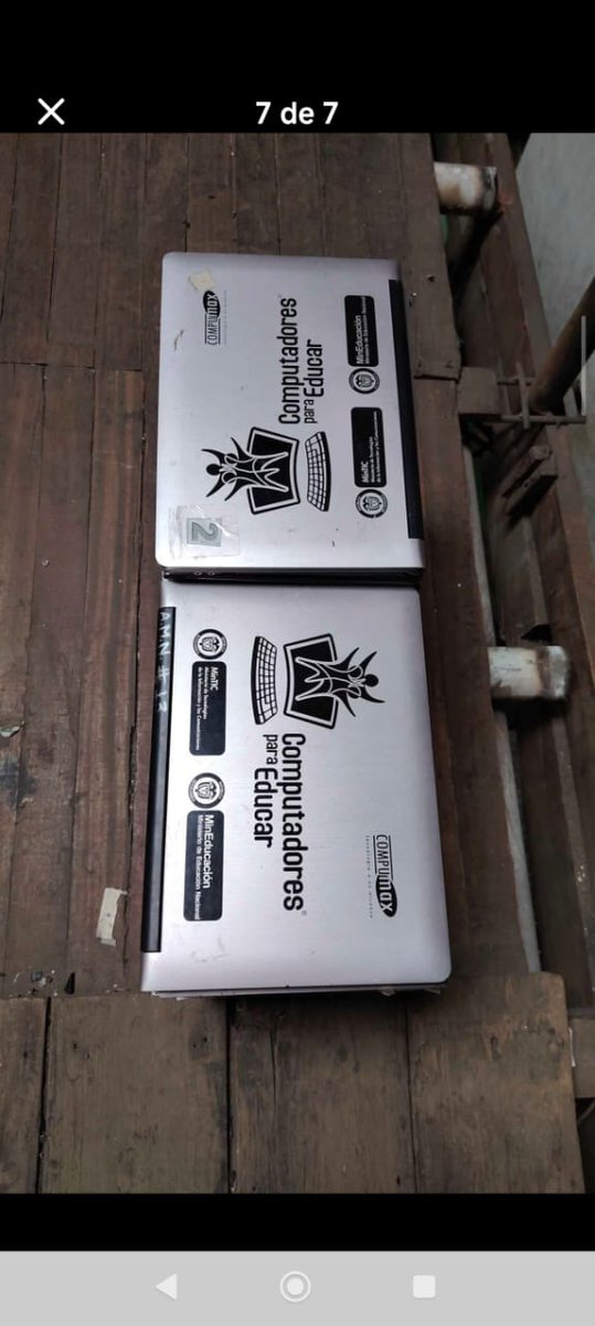 Las ratas pretenden vender por Face computadores de colegios. Para que nadie los compre, ayúdenme a compartir. Ya el caso se reporto dónde corresponde.