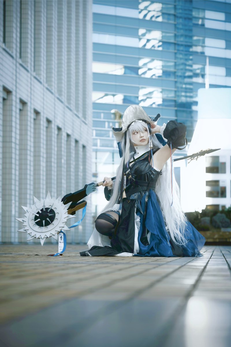 - ̗̀⚠︎ ̖́-コスプレ 
                  ｱｰｸﾅｲﾂ  帰溟スペクター

「どの戦いも楽しむべきよ。」

撮影してくださった方📸✨️<a href="/ituki_cmr/">いつき</a> 

 #アコスタ池袋
 #土日はフォロワーさんが増えるらしい
 #Arknightscosplay