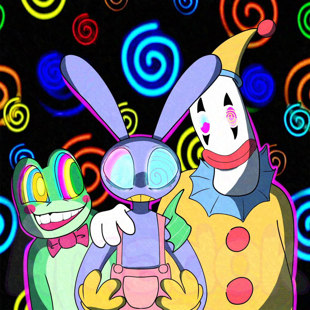 Uma arte simples por agora... #TADCEp7 #TheDigitalCircus #jaxTADC #kafmoTADC #ribbitTADC #tadcfanart