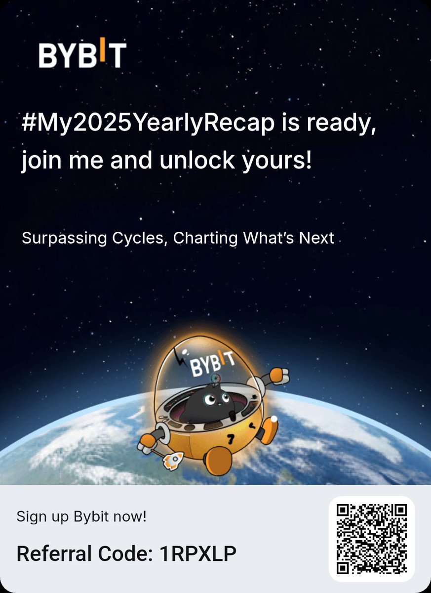 alhackID's tweet image. Unlock your 2025 recap and chart what’s next with me! New users can also win a 6,135 USDT reward.
#My2025YearlyRecap #BybitRecap #Bybit2025 #CryptoRecap2025 #BybitRecap2025
 bybit.global/en/recap-2025?…