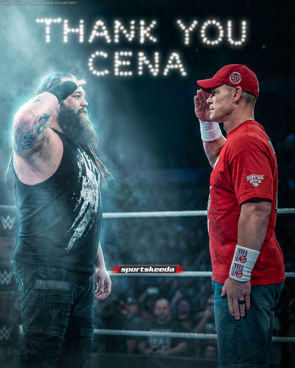 For one of the most innovative matches ever at WrestleMania with Bray Wyatt. The fireflies thank you, Cena.

#SKWAI <a href="/JohnCena/">John Cena</a>