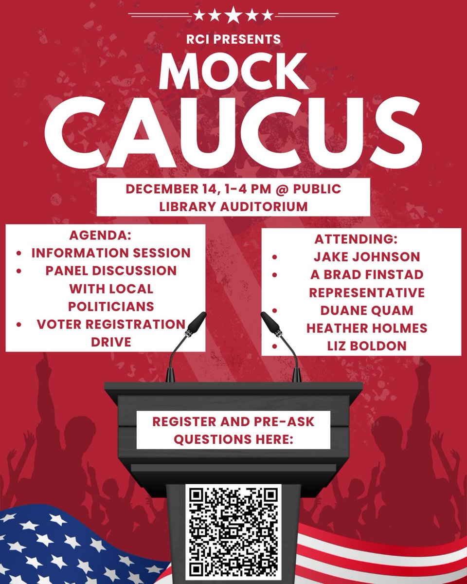 Looking forward to this event to get more young folks engaged with the political process in southern Minnesota!