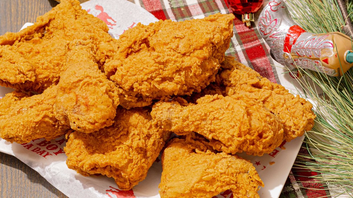 Celebrate the season with $7 OFF 8-Piece Bone-In Chicken TODAY ONLY! Use Promo Code: CRISPY7 or mention offer in store!