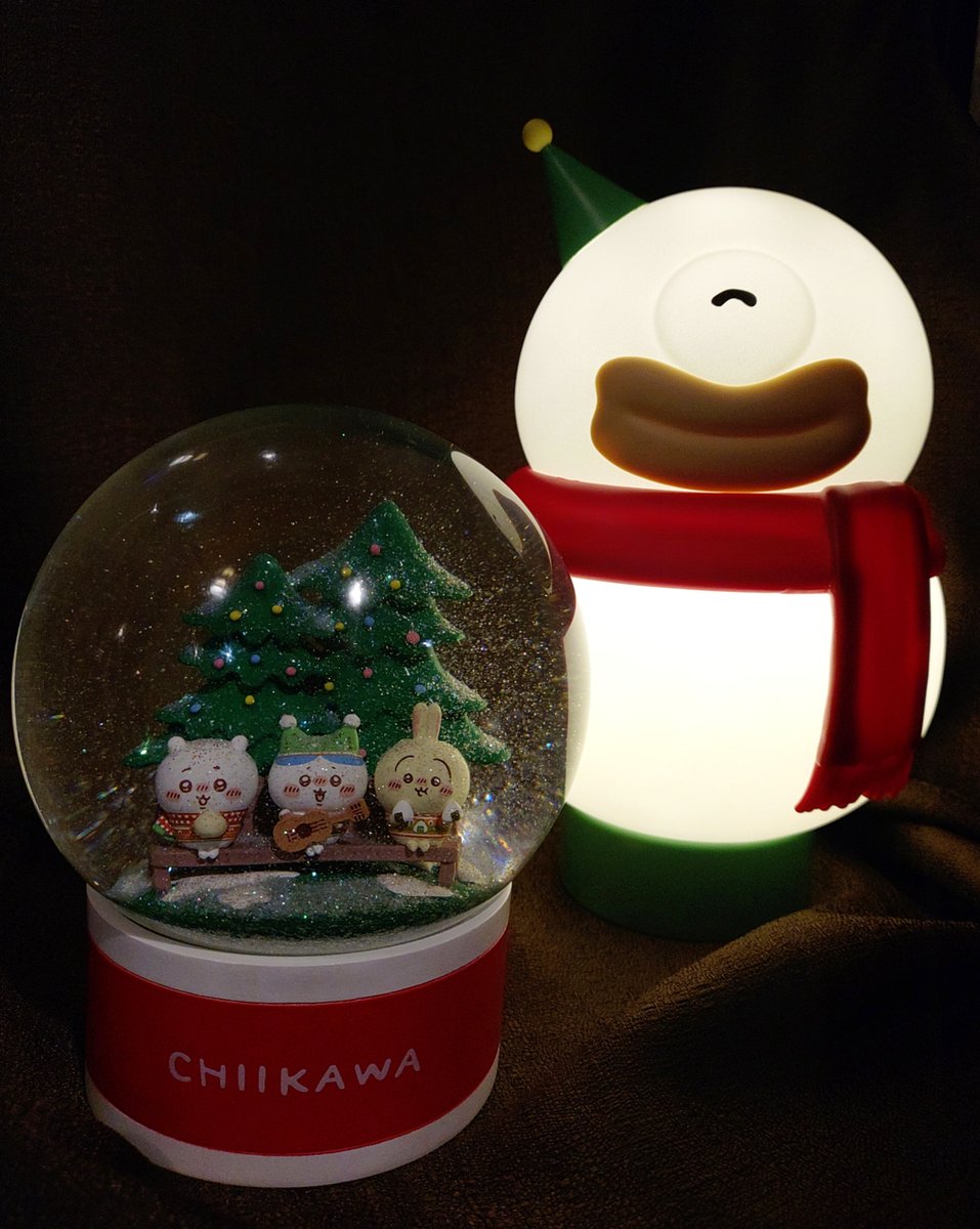 去年と今年のラストワン賞コラボ ルームライトの優しい光でスノー