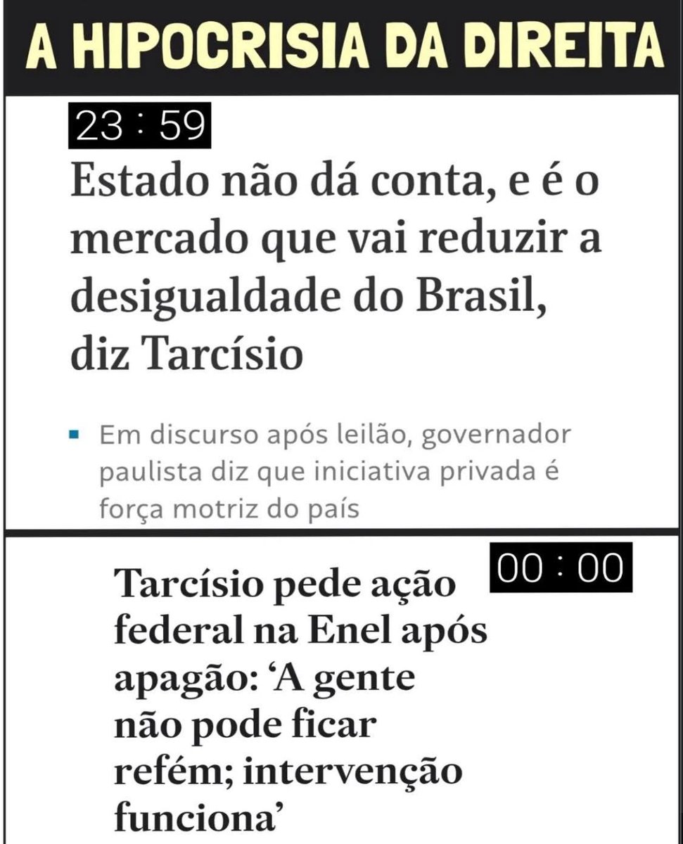 Mentalidade da direita: privatizar os lucros, socializar os prejuízos. Faz anos que batemos na mesma tecla: não se privatiza serviço básico e de infraestrutura de um país, que auxiliam na manutenção e desenvolvimento do país, por um motivo óbvio: se der merda, vão jogar para a