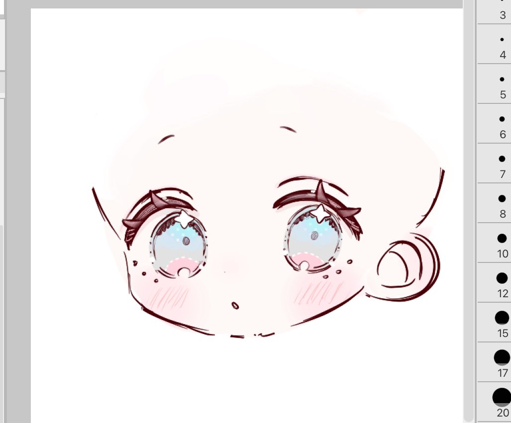 昨日絵柄を模索してたらかわいすぎるのができたのでご報告します