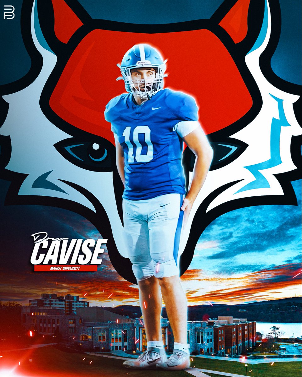 DrewCavise's tweet photo. Marist ‘30         

Excited to announce my commitment to play D1 football at Marist University. I’d first like to thank my family, friends, and teammates for their endless support through this journey.  Special thanks to Coach Schulte, Coach Zadlock, and the whole RFH coaching staff for pushing me to be my best every day. Last but not least, I’d like to thank Coach Willis, Coach Audino, and Coach Kotlarz for this incredible opportunity to play football at the next level! #gofoxes 

 @mjfrecruits @RFH_Football @RecruitsRFH @J_Buchanan_1 @CoachMWillis @Coach_Dino_ @CoachKotlarz