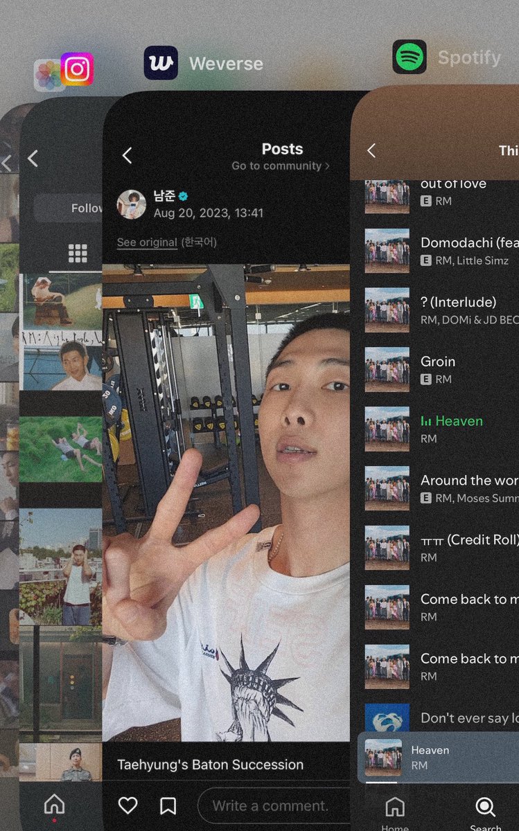 I can’t go out because “I m busy”