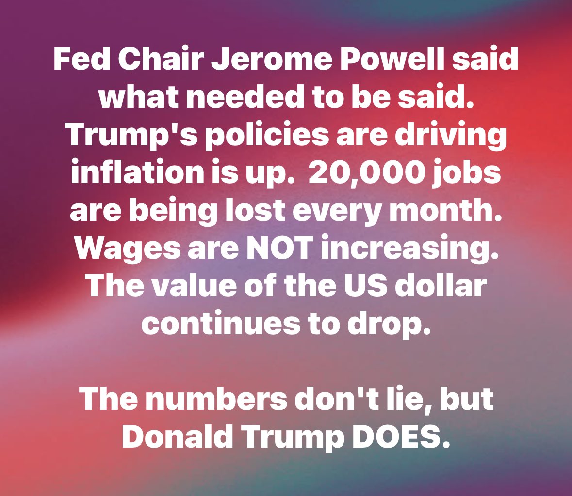 The truth needs to be said.