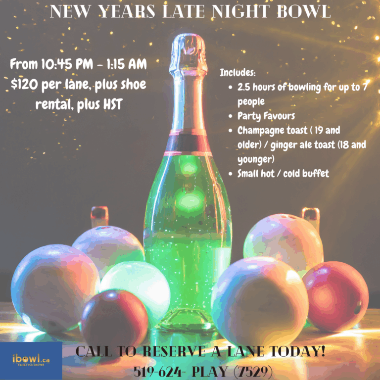 ibowlca's tweet photo. 🎆 Countdown to 2026 at the lanes! Whether you want early fun or late-night excitement, we’ve got the perfect NYE package. Book your fun today at https://t.co/HTN7n0JP7J or give us a call at 519-624-7529  #Brantfordon #kwawesome https://t.co/YN7bpFz0lo