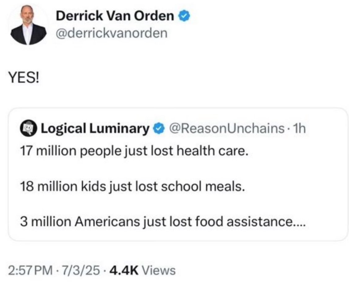 maxnotmaxwell's tweet photo. Weird, he’s normally so excited at Republicans being able to claim responsibility for ripping away health care. https://t.co/2TIadT1MfY