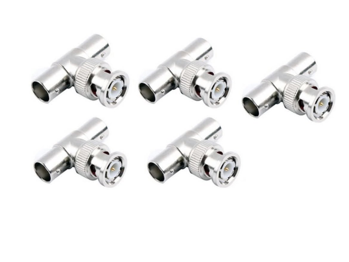 BNC connector T type adapter